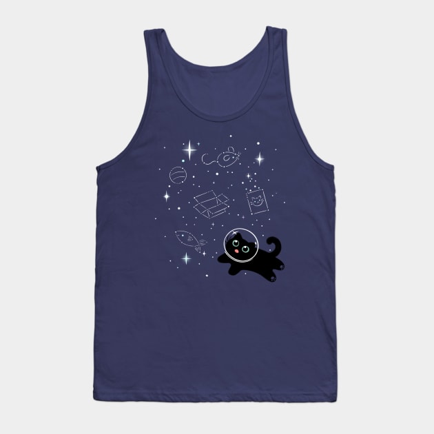 Catstronaut Tank Top by Starling